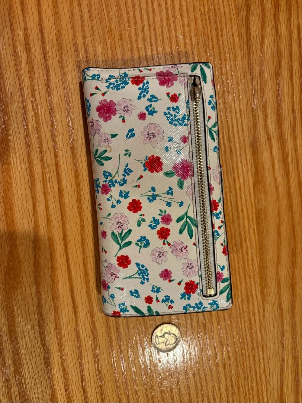 kate spade Floral Snap Wallet